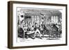 February - Cutting Weather, 1839-George Cruikshank-Framed Giclee Print