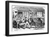 February - Cutting Weather, 1839-George Cruikshank-Framed Giclee Print