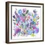 February Floral-Kerstin Stock-Framed Art Print