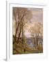 February in the Isle of Wight, 1866 (W/C on Paper)-John Brett-Framed Giclee Print