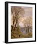 February in the Isle of Wight, 1866 (W/C on Paper)-John Brett-Framed Giclee Print