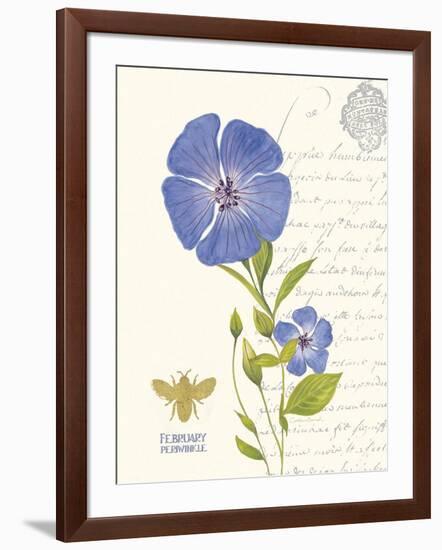 February Periwinkle-Ariane Sarah-Framed Art Print