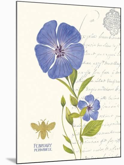 February Periwinkle-Ariane Sarah-Mounted Art Print