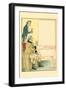 February's Leap Year Ate to His Surfeit-Walter Crane-Framed Art Print