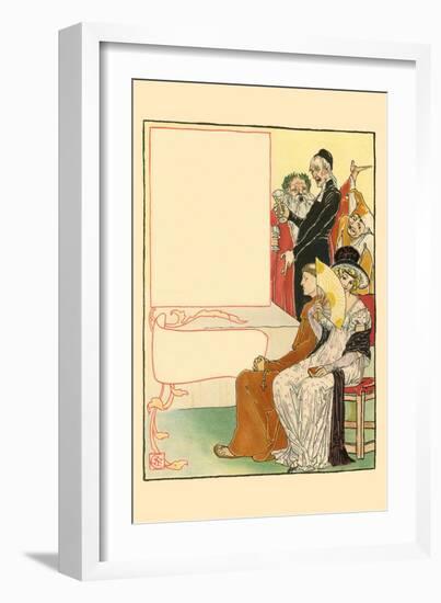 February Then Sat Between the First Days of Each Month and Harvest Days-Walter Crane-Framed Art Print