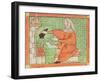 February: Warming by the Fire-Master Ermengaut-Framed Giclee Print