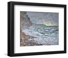 Fécamp, bord de mer, 1881-Claude Monet-Framed Art Print