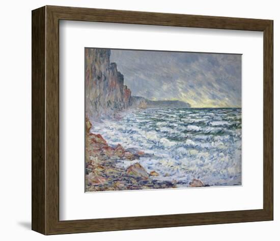 Fécamp, bord de mer, 1881-Claude Monet-Framed Art Print