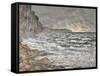 Fécamp, bords de mer-Claude Monet-Framed Stretched Canvas