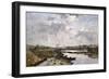 Fecamp, L'Arriere-Port En Construction, 1883-Eugène Boudin-Framed Giclee Print