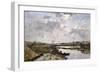 Fecamp, L'Arriere-Port En Construction, 1883-Eugène Boudin-Framed Giclee Print