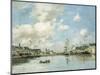 Fecamp, the Basin, 1892-Eugène Boudin-Mounted Giclee Print