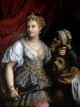 Judith with the Head of Holofernes, C.1600 (Oil on Wood)-Fede Galizia-Giclee Print