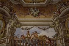 Putti Playing, Detail of Frescoed Ceiling-Fedele Fischetti-Giclee Print