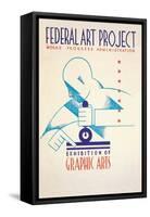 Federal Art Project: Exhibition of Graphic Arts-null-Framed Stretched Canvas