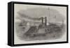 Federal Gun-Boat-null-Framed Stretched Canvas