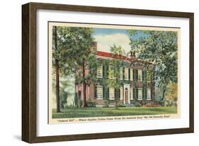 Federal Hill Mansion, Bardstown, Kentucky-null-Framed Art Print