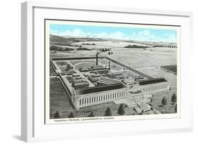 Federal Prison, Leavenworth, Kansas-null-Framed Art Print