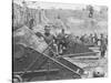 Federal Siege Guns, Yorktown, Virginia, During the American Civil War-Mathew Brady-Stretched Canvas