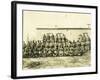 Federal Troops Brought In To Put Down Strikes In Goldfield, Co. "F" 1st Infantry NG Of Colorado-R.G. Leonard-Framed Art Print