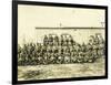 Federal Troops Brought In To Put Down Strikes In Goldfield, Co. "F" 1st Infantry NG Of Colorado-R.G. Leonard-Framed Art Print