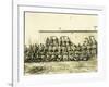 Federal Troops Brought In To Put Down Strikes In Goldfield, Co. "F" 1st Infantry NG Of Colorado-R.G. Leonard-Framed Art Print