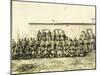 Federal Troops Brought In To Put Down Strikes In Goldfield, Co. "F" 1st Infantry NG Of Colorado-R.G. Leonard-Mounted Art Print