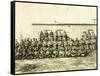 Federal Troops Brought In To Put Down Strikes In Goldfield, Co. "F" 1st Infantry NG Of Colorado-R.G. Leonard-Framed Stretched Canvas