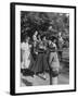 Federal Troops Escorting African American Students to School During Integration-Ed Clark-Framed Photographic Print