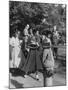 Federal Troops Escorting African American Students to School During Integration-Ed Clark-Mounted Photographic Print