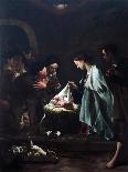 Visitation of the Virgin Mary to St Elizabeth-Federico Bencovich-Giclee Print