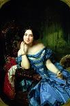 Portrait of Amalia De Llano U Dotres (1821-74), Countess of Vilches, 1853-Federico de Madrazo y Kuntz-Framed Giclee Print