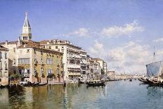 The Grand Canal, Venice, 1883-Federico del Campo-Framed Stretched Canvas