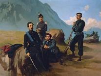 Cairoli Brothers at Camp, 1860-Federico Faruffini-Giclee Print