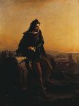 Cola Di Rienzo, Contemplating the Ruins of Rome from Above, 1855-Federico Faruffini-Giclee Print