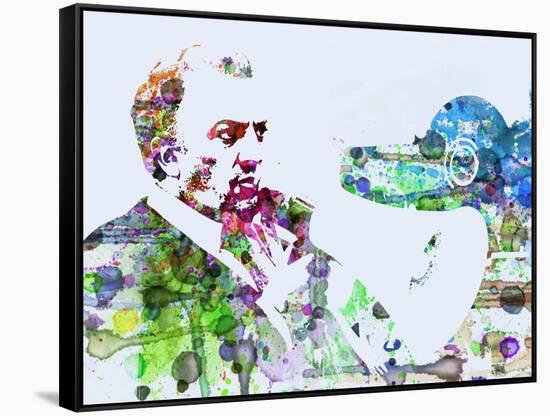 Federico Fellini-NaxArt-Framed Stretched Canvas