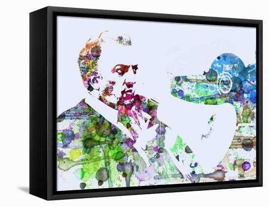 Federico Fellini-NaxArt-Framed Stretched Canvas