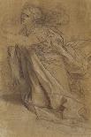 Recto: Head of a Child (Black, Red, White, Pink, and Yellow Chalks on Bluish-Grey Paper)-Federico Fiori Barocci-Giclee Print