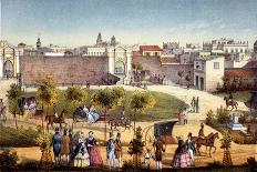 The Gates of Monseratte, Havana, Cuba, 1840-Federico Mialhe-Giclee Print