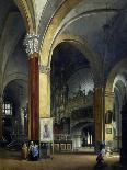 The Courtyard of the Doge's Palace, Venice, 1841-Federico Moja-Laminated Giclee Print