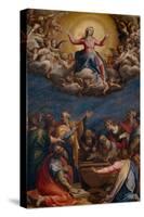 Federico Zuccaro (Circle of) / 'The Assumption of the Virgin Mary', Second half 16th century, It...-FEDERICO ZUCCARO-Stretched Canvas