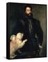 Federigo Gonzaga, Duke of Mantua, 1525-30-Titian (Tiziano Vecelli)-Framed Stretched Canvas