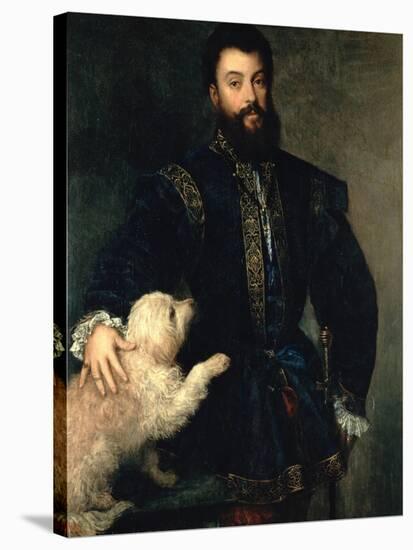 Federigo Gonzaga, Duke of Mantua, 1525-30-Titian (Tiziano Vecelli)-Stretched Canvas