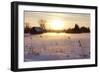 Federsee Nature Reserve at Sunset in Winter-Markus-Framed Photographic Print