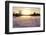 Federsee Nature Reserve at Sunset in Winter-Markus-Framed Photographic Print