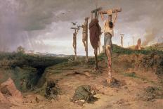 The Damned Field, Execution Place in the Roman Empire, 1878-Fedor Andreevich Bronnikov-Stretched Canvas