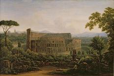 View of the Colosseum from the Palatine Hill, Rome, 1816-Fedor Mikhailovich Matveev-Giclee Print