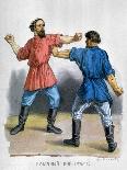 Russian Boxers, c1836-Fedor Solntsev-Stretched Canvas