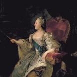 Portrait of Catherine The Great, 1763-Fedor Stepanovich Rokotov-Laminated Giclee Print