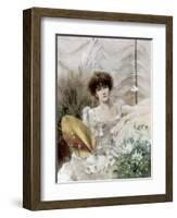 Fedora, 1882-Alfred Stevens-Framed Giclee Print